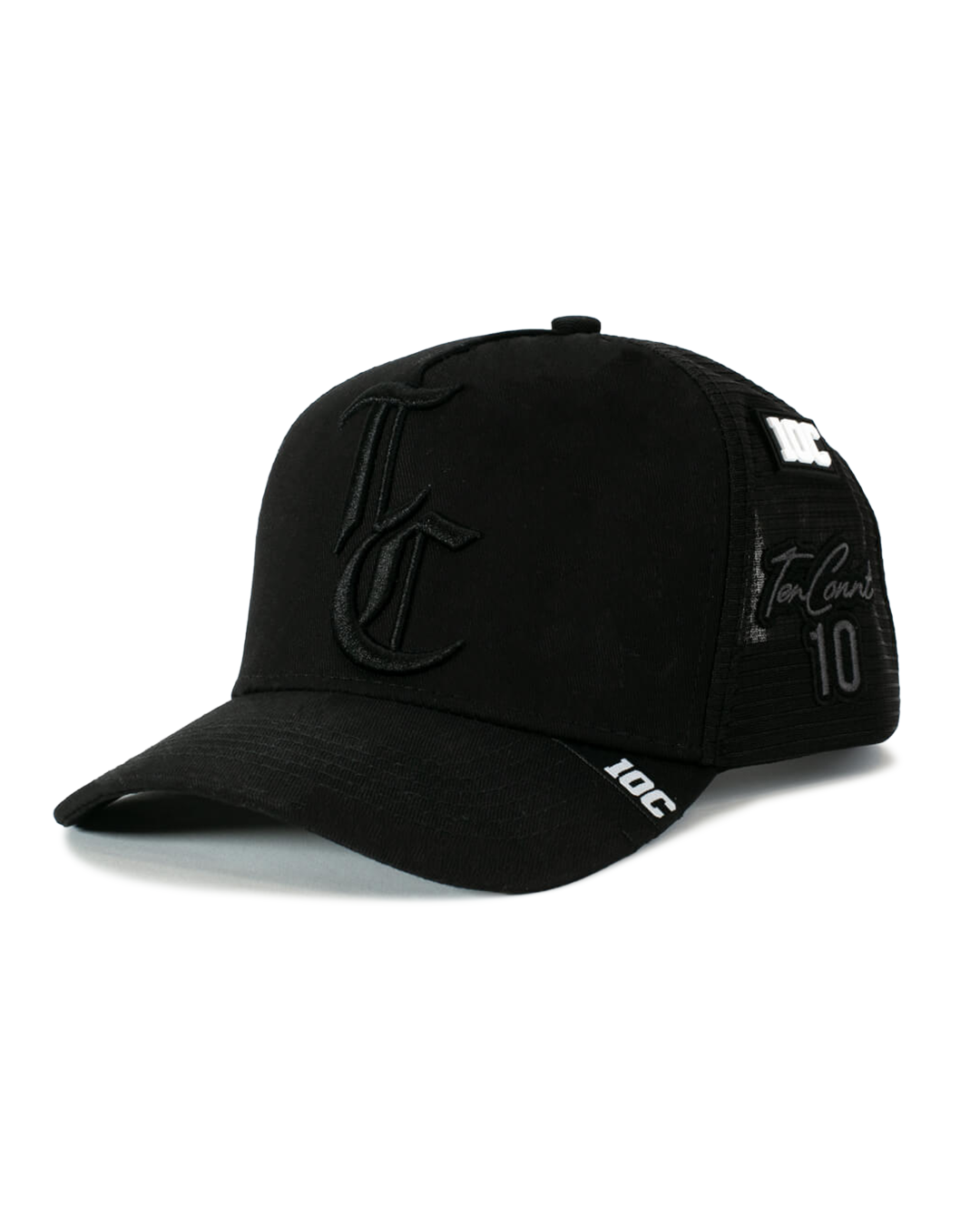 10C TC Mesh Trucker Black – 10COUNT