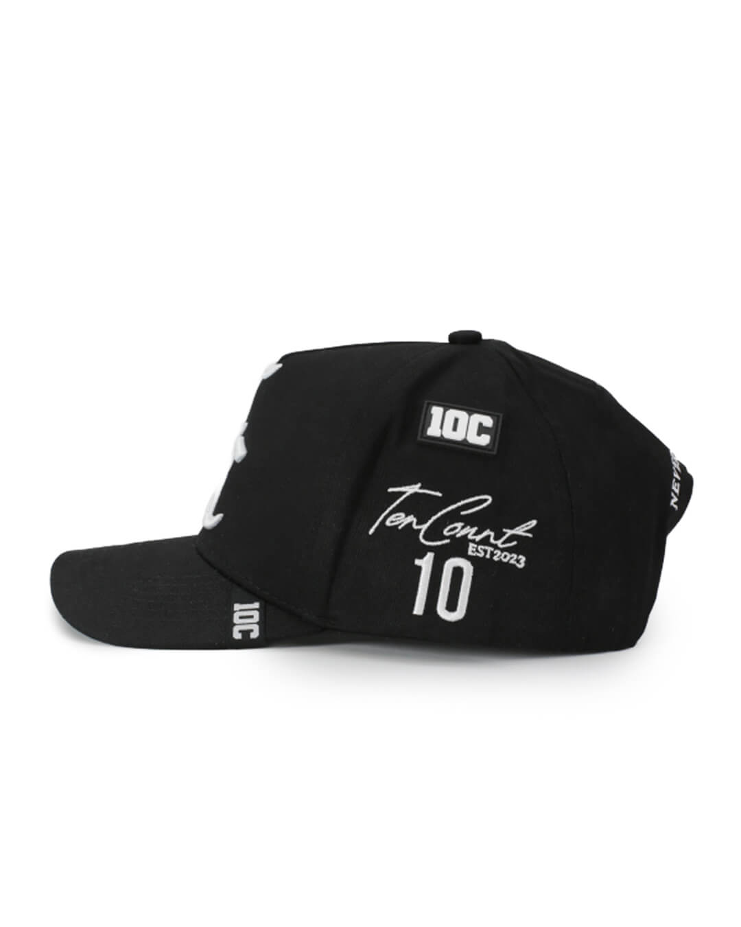 10C Full Trucker Black/White
