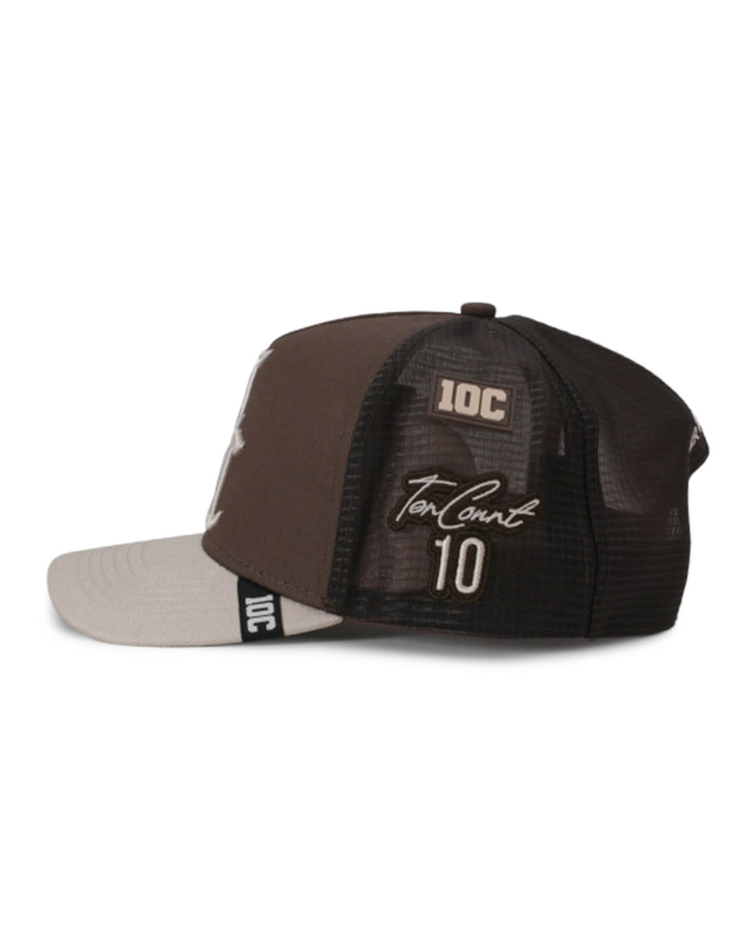 10C TC Mesh Trucker Brown/Stone