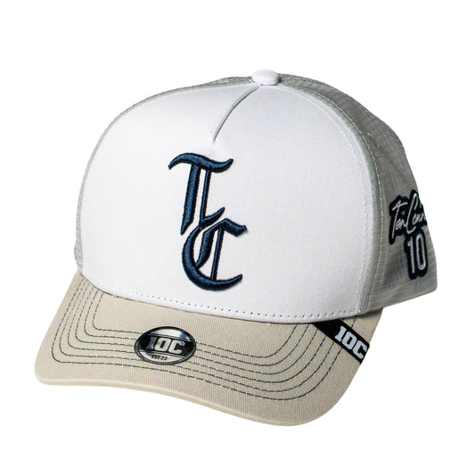 TC Mesh Back Trucker White