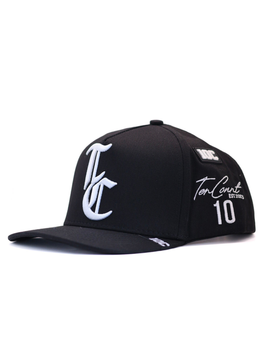 10C Full Trucker Black/White